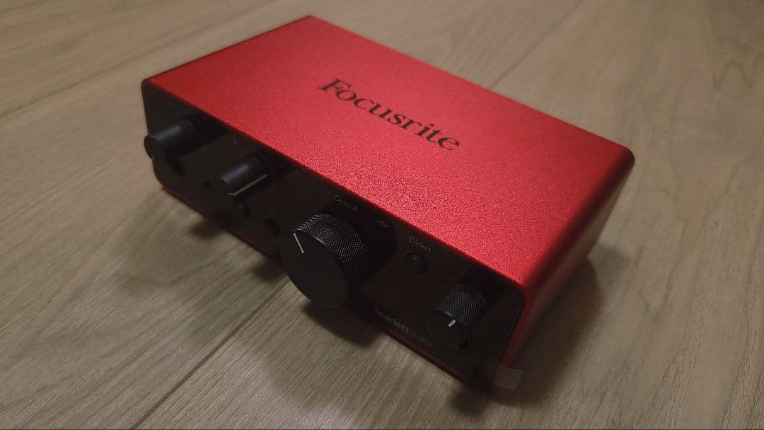 DTM・DAW Focusrite scarlett Solo(gen.4)