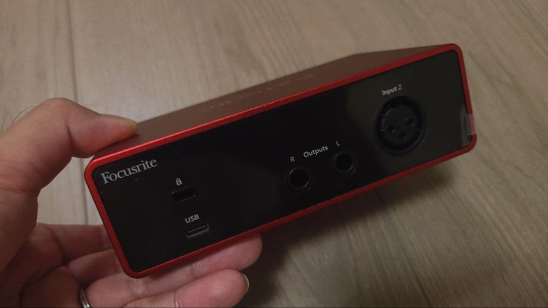 DTM・DAW Focusrite scarlett Solo(gen.4)