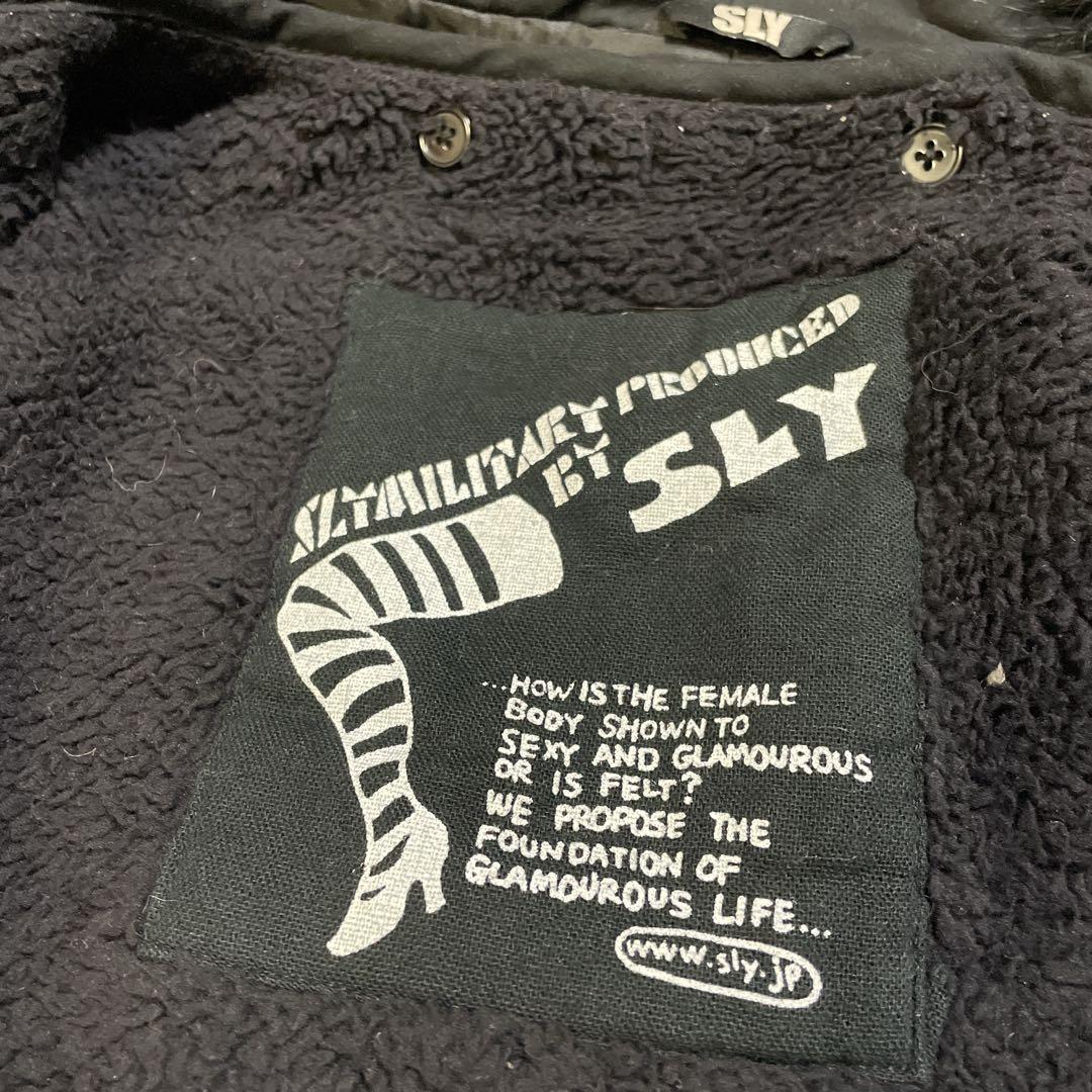 Y2K アーカイブ　グランジ SLY N-3B ファー　モッズコート　ギミック