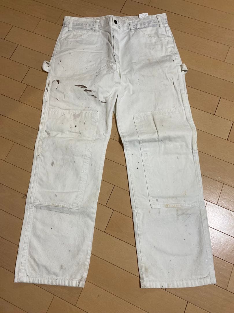 dickies ディッキーズ ペインターパンツ（白）ペンキ 汚れ ヴィンテージ