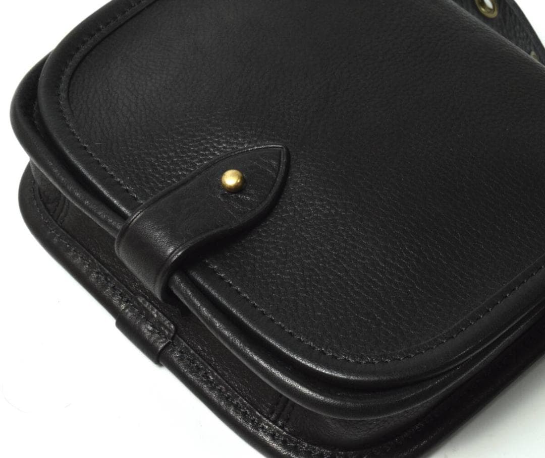 未使用 agnes b. アニエスベー レザー ウエストバッグ ブラック