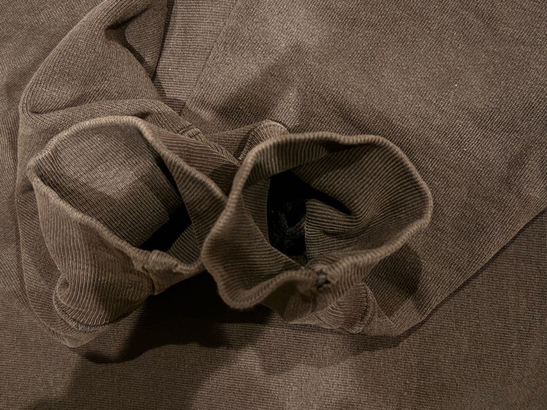 80s初期 チャンピオン 超フェード ブラック L リバースウィーブ 目無し 黒