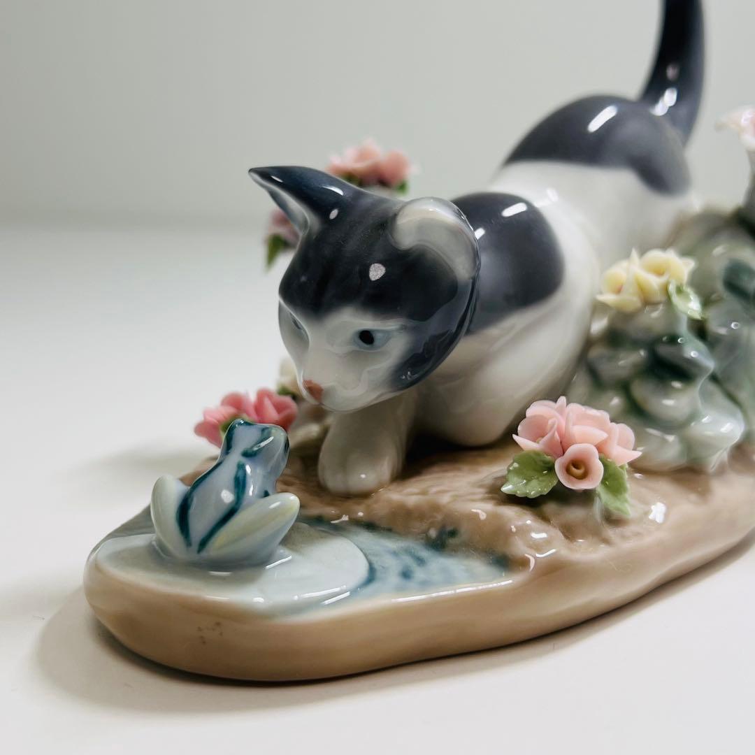 希少 共箱あり LIADRO KITTY CONFRONTATION にらみ合い