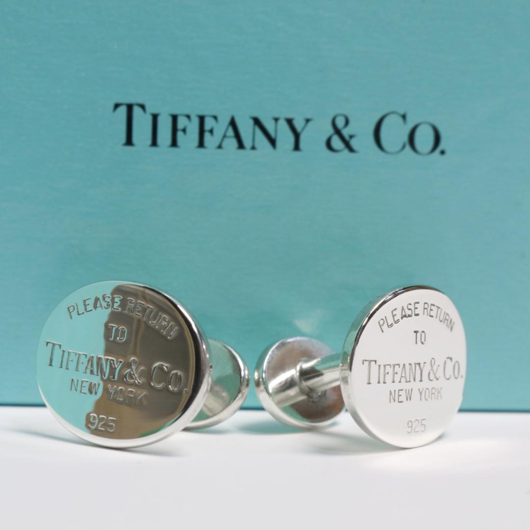 新品 ティファニー　オーバル　リターントゥ　カフス　カフリンクス　Tiffany