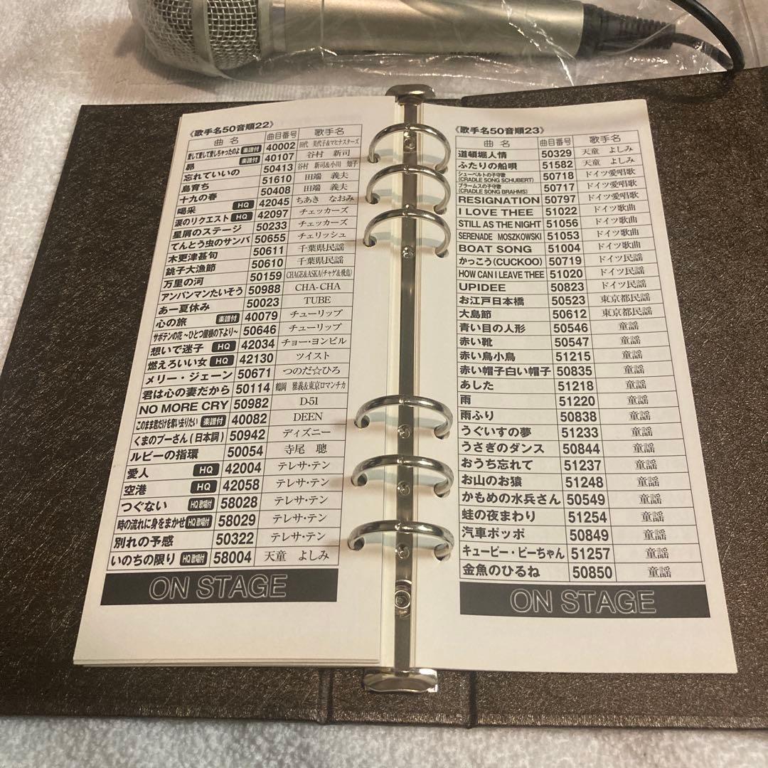 ON STAGE カラオケ オンステージ PK-110GT ペアマイク付