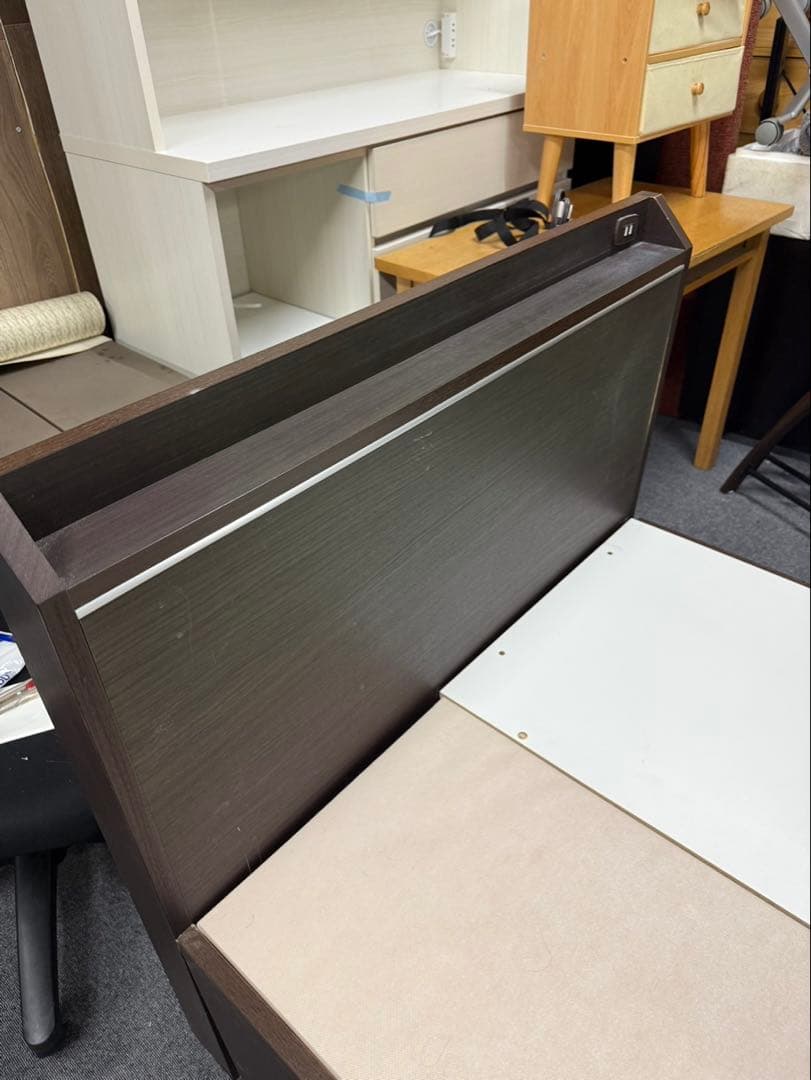 秋刀魚さま/ニトリ 収納付きベットフレーム　シングルベッド　木製ベッドフレーム