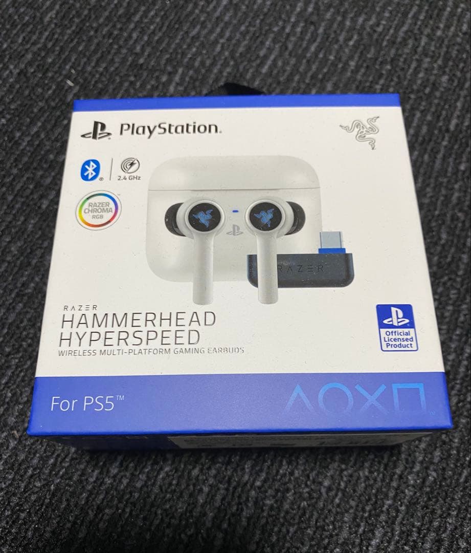 Razer Hammerhead HyperSpeed for PS5 イヤホン