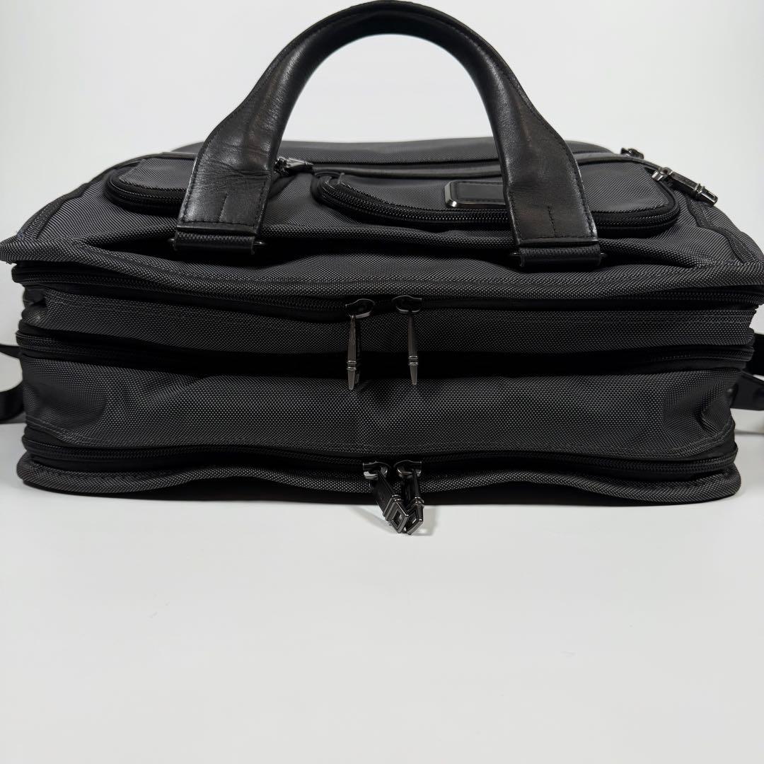 【美品】トゥミ　ビジネスバッグ　2way アルファ2 エクスパンダブル　グレー