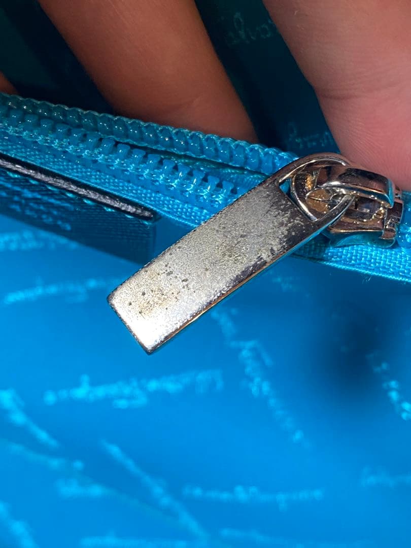 Salvatore Ferragamo ガンチーニ ハンドバッグ 黒 レザー