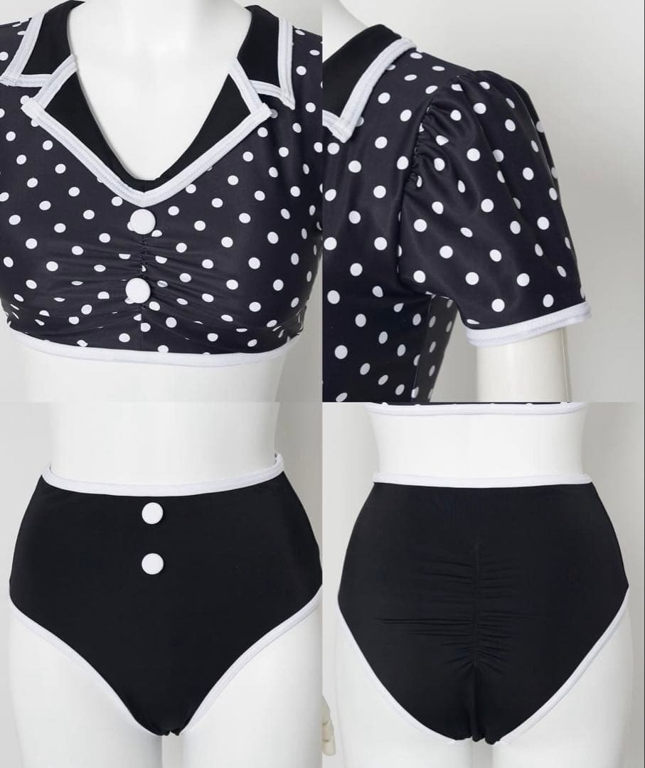 Darich ドットハイウエストビキニ