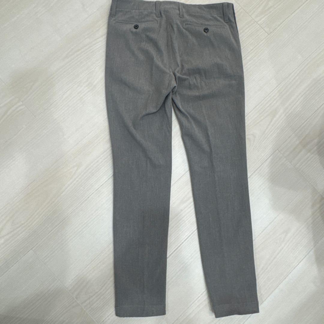 【美品】ストレッチ　グレー　メンズM