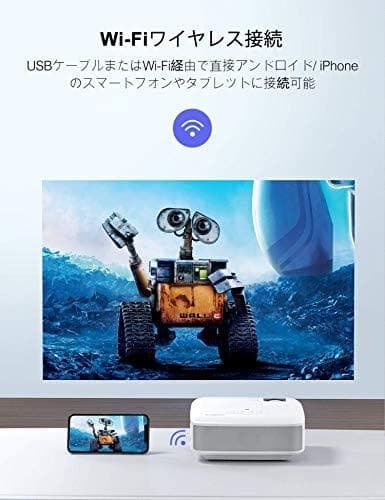 新品送料無料! プロジェクター 小型 4200ルーメン Wifi