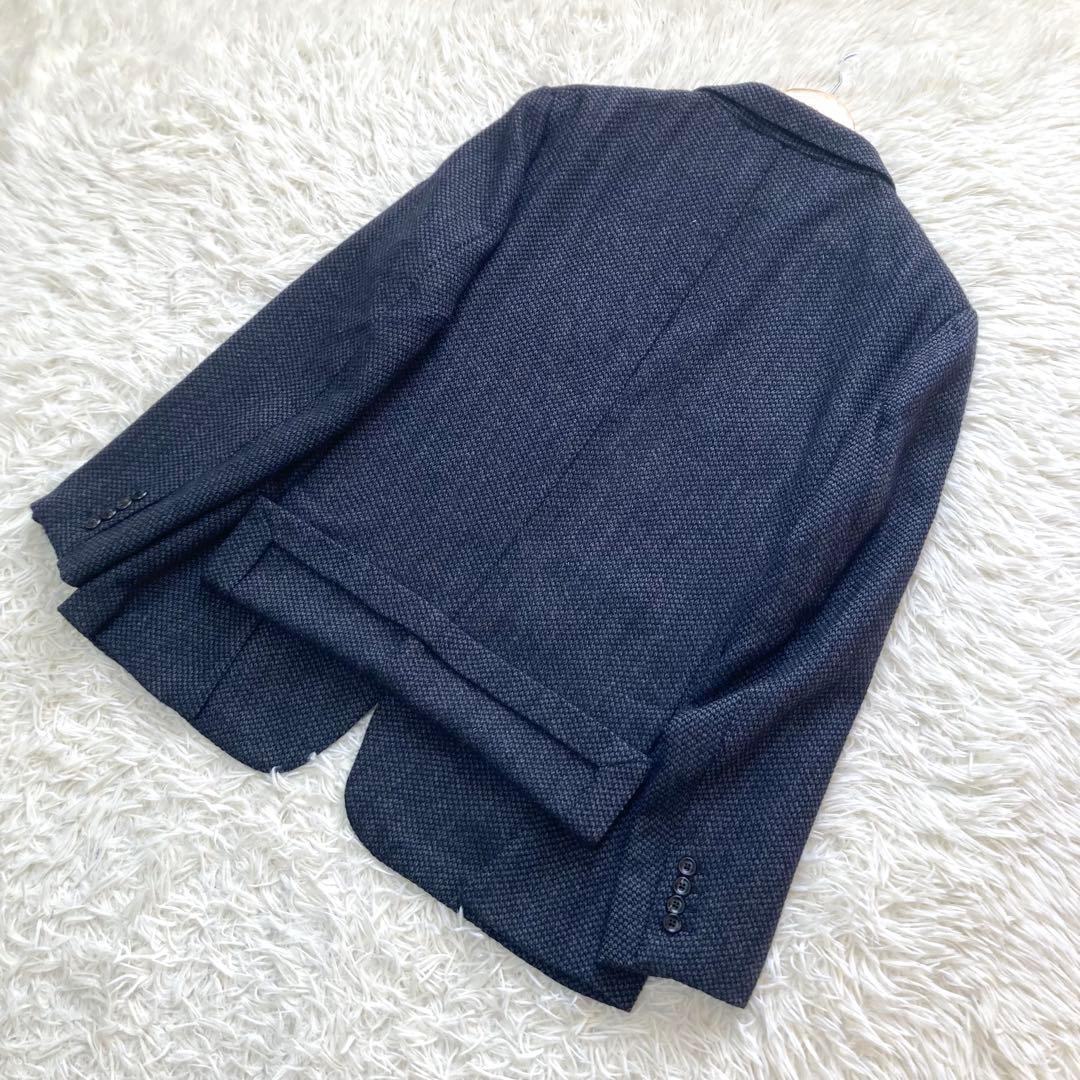 dunhill テーラードジャケット　ツイード　ウール　アルパカ　スペイン製