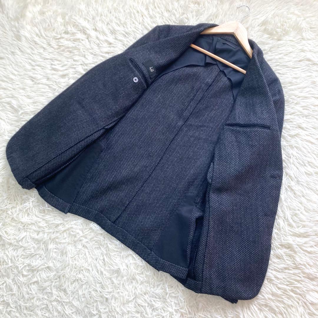 dunhill テーラードジャケット　ツイード　ウール　アルパカ　スペイン製