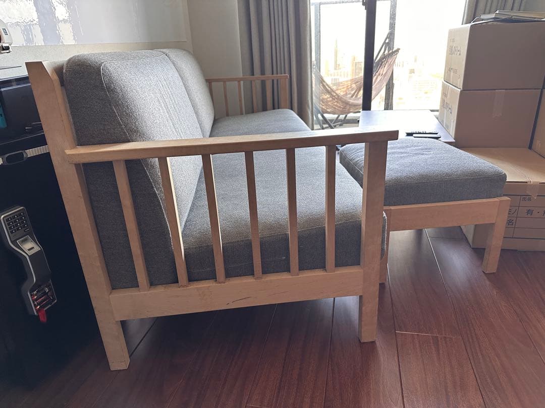 (かぼちゃさん専用)定価20万円前後のグレーソファのみ