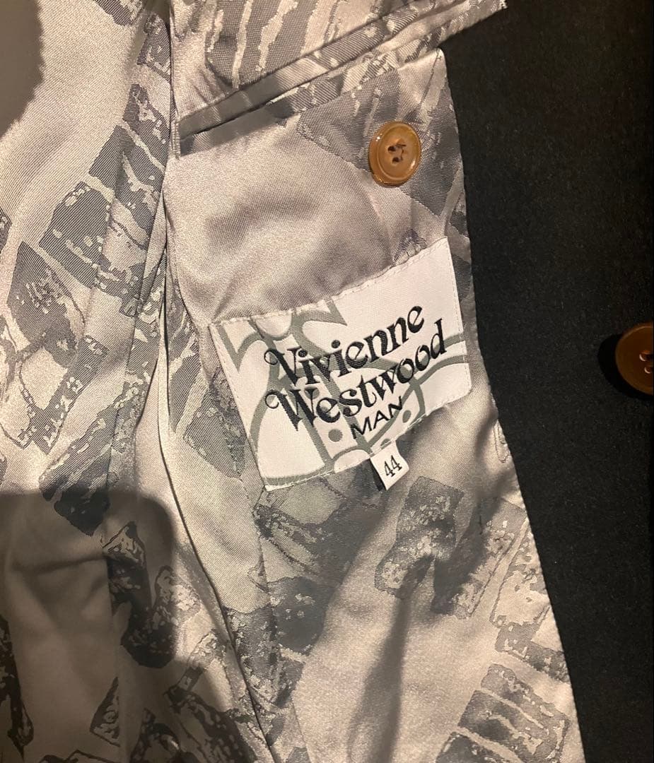 Vivienne Westwood MAN ミントカラーコート　44 ブラック