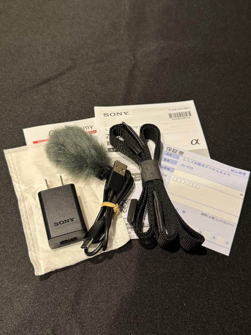 【全付属品あり】SONY ZV-E10 ミラーレス一眼カメラ（バッテリー付）