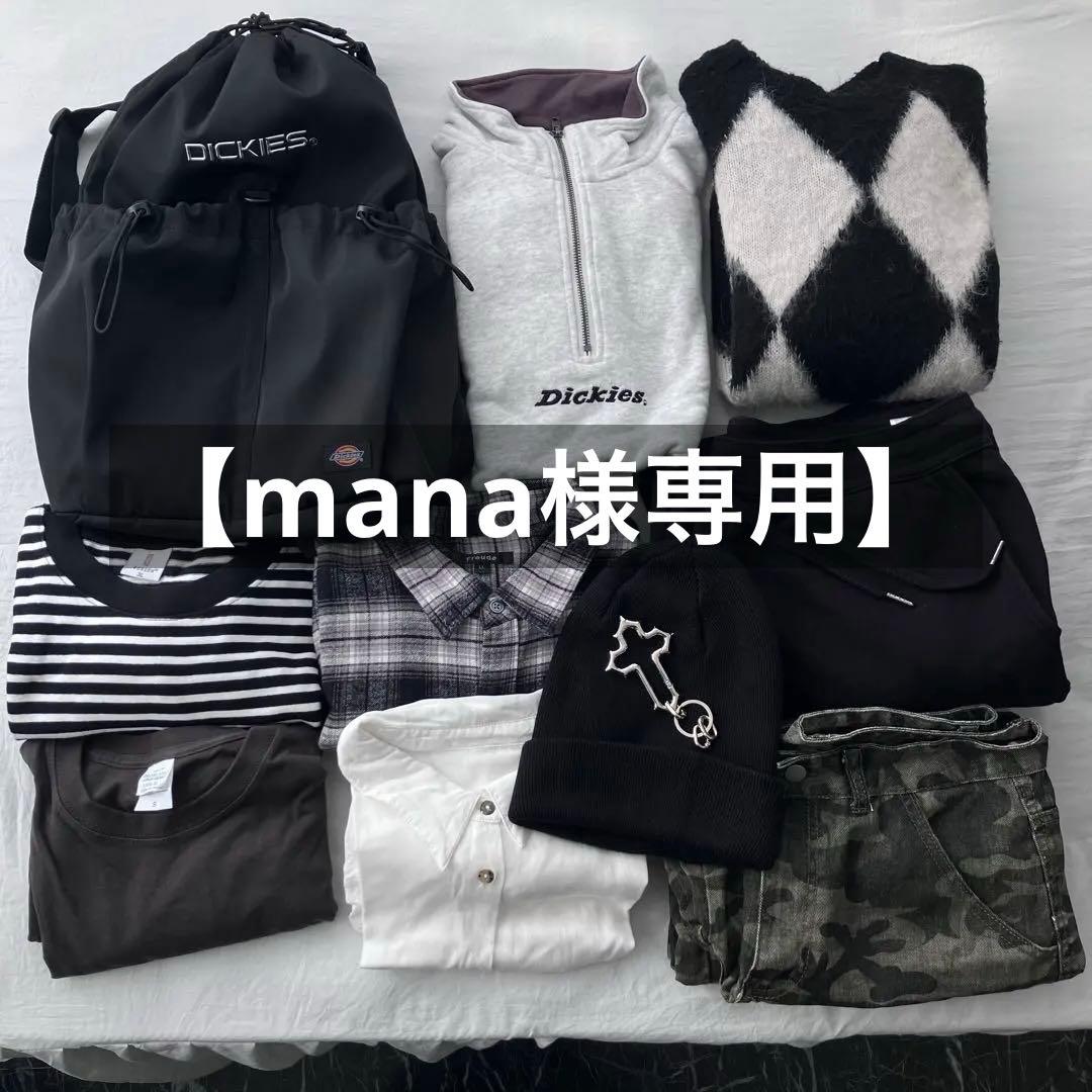 【mana】メンズL カジュアルストリート系 Dickies スケーター