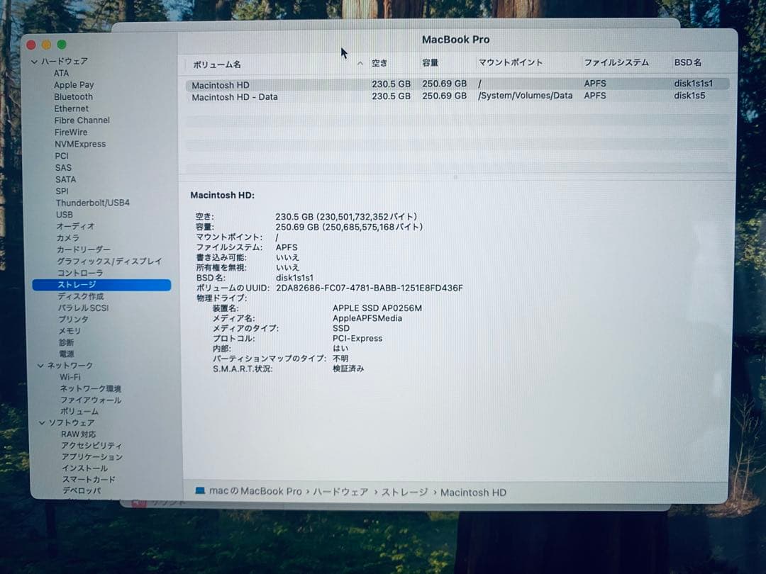 Apple MacBook Pro 13インチ 2018/16GB/256GB