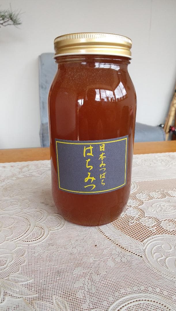 日本ミツバチ百花蜜1000ｇ１本