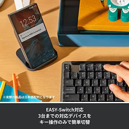 ロジクール SIGNATURE K855GR 無線 メカニカルキーボード TTm