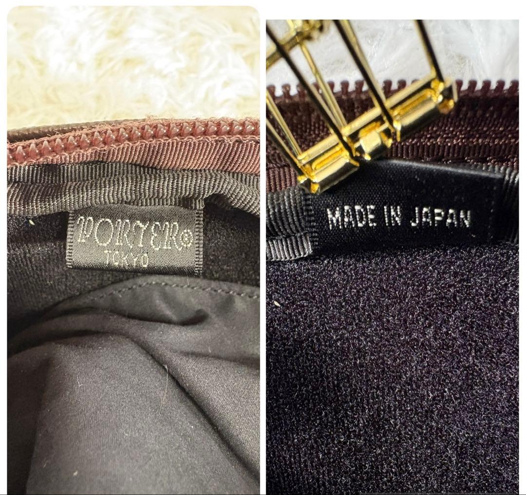 PORTER ポーター カメラバッグ ショルダーバッグ 茶