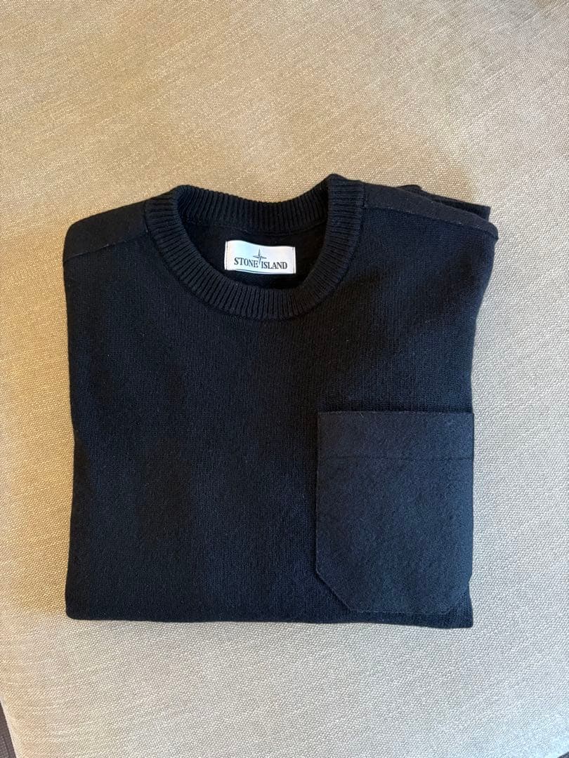 Stone  ブラックニット（ウール）