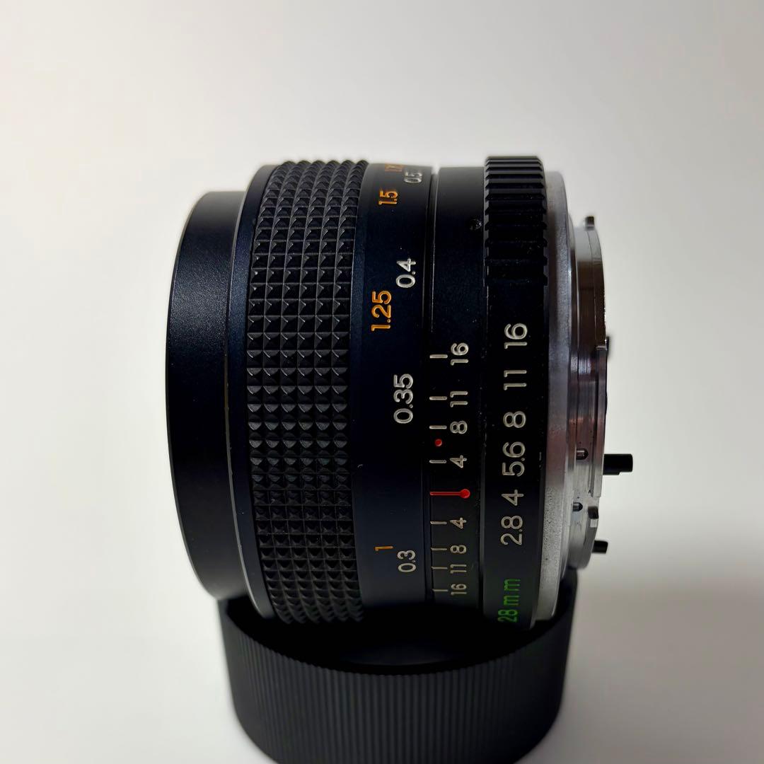Yashica ML 28mm f/2.8 レンズ
