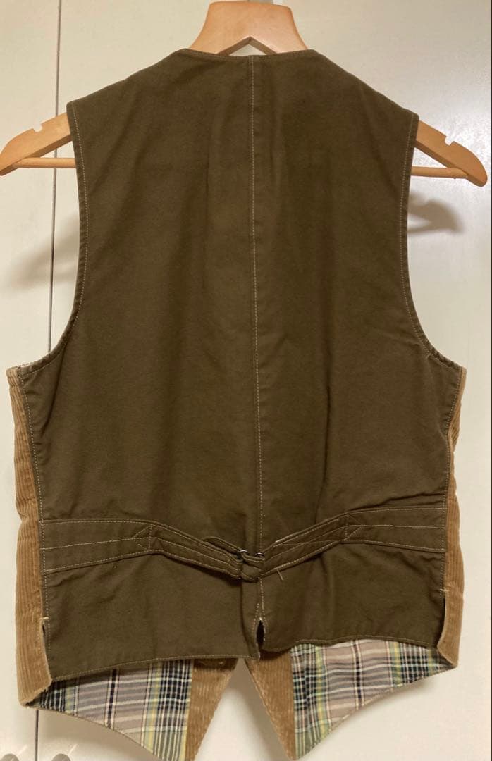 【希少/状態良好】RRL ダブルアールエル コーデュロイ ベスト XS