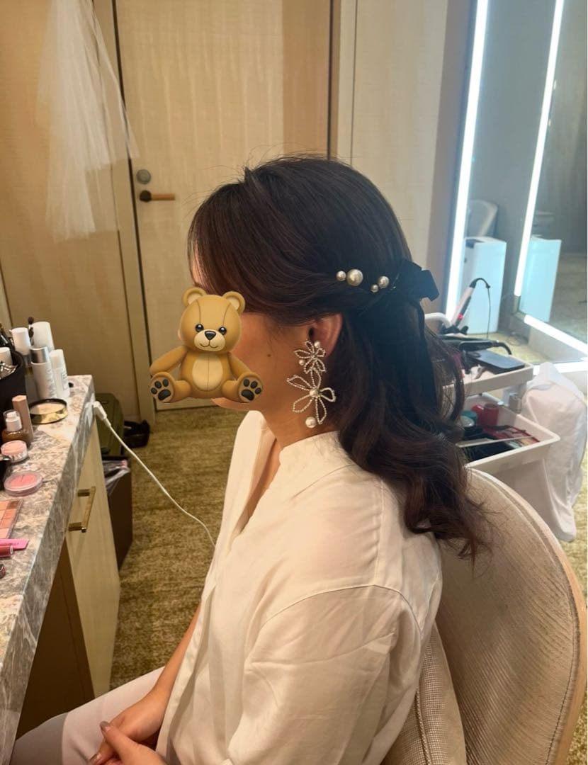 Elizabeth bower Pavet Pearl イヤリング　シルバー