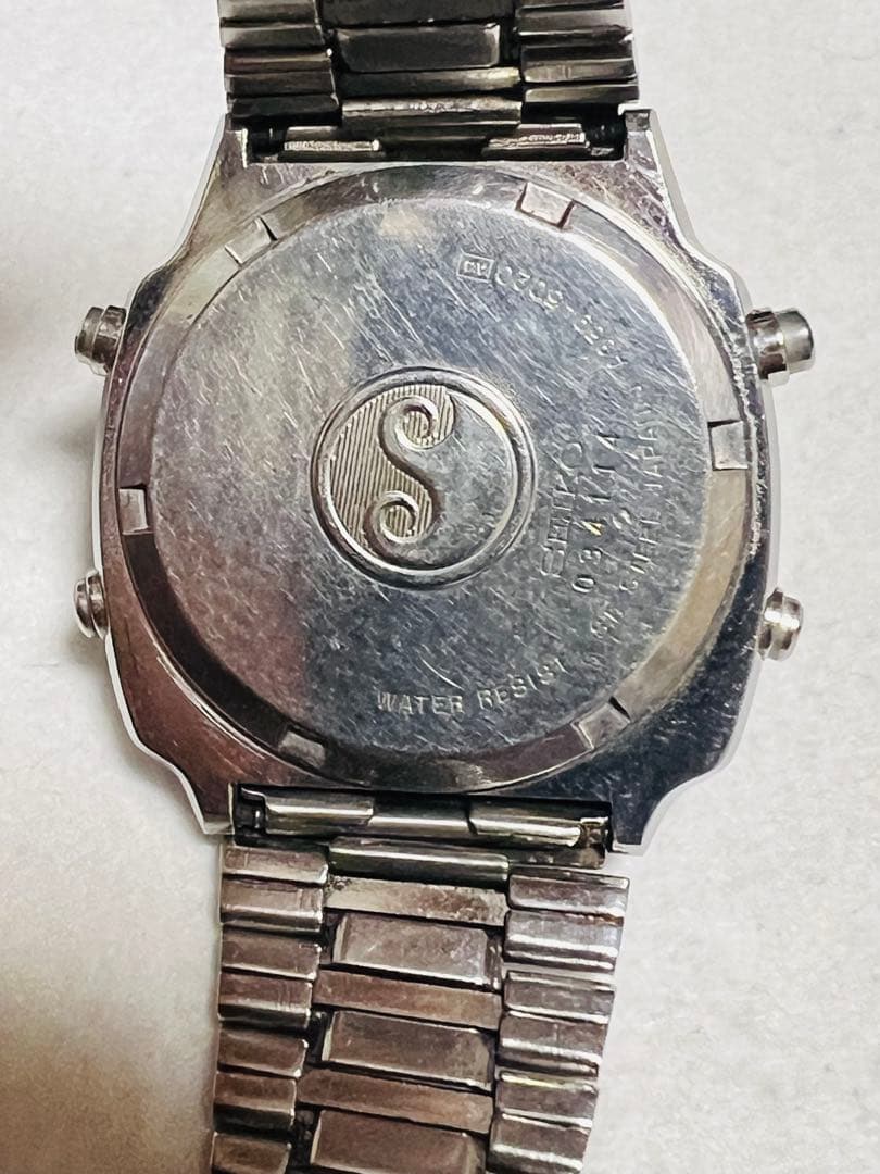 SEIKO シルバーウェーブ A359-5020デジタル腕時計　稼働品