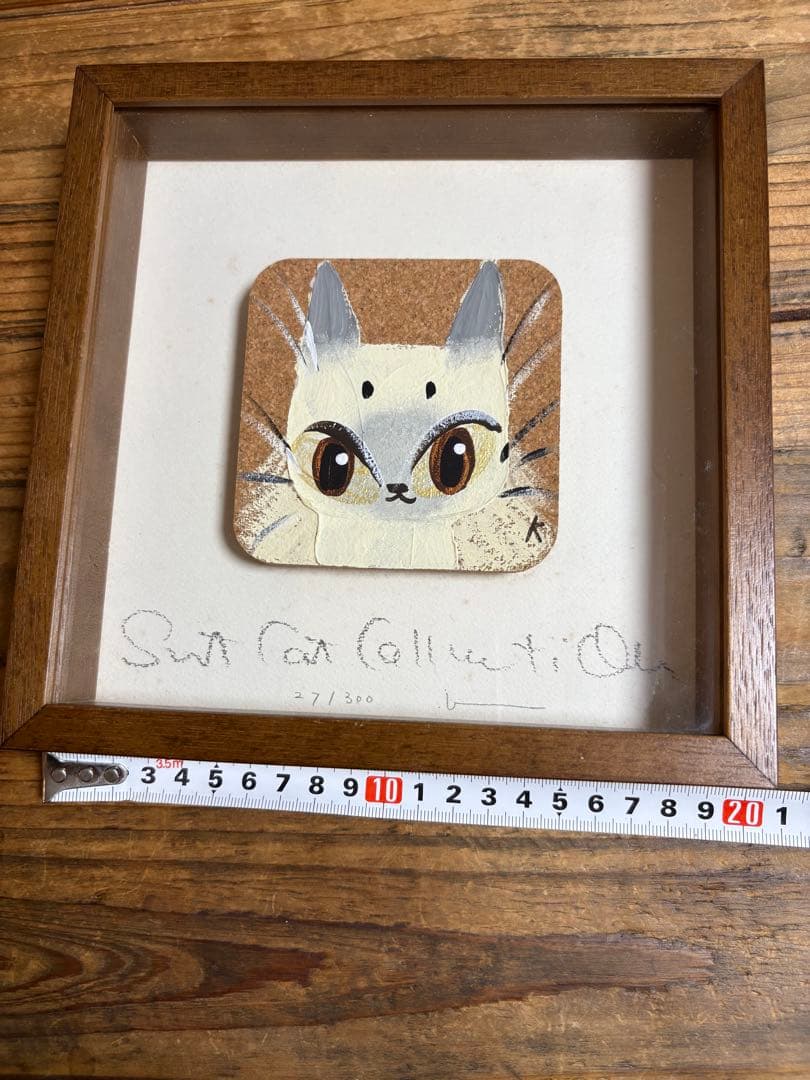 （専用）クボユキ　コルク画　原画　猫2点