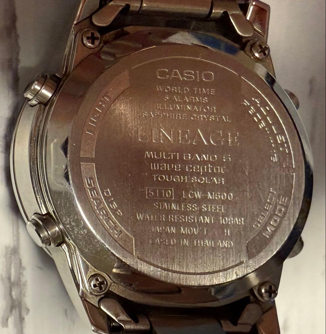 t*p様 CASIO LINEAGE 腕時計 LCW-M600D-1BJF