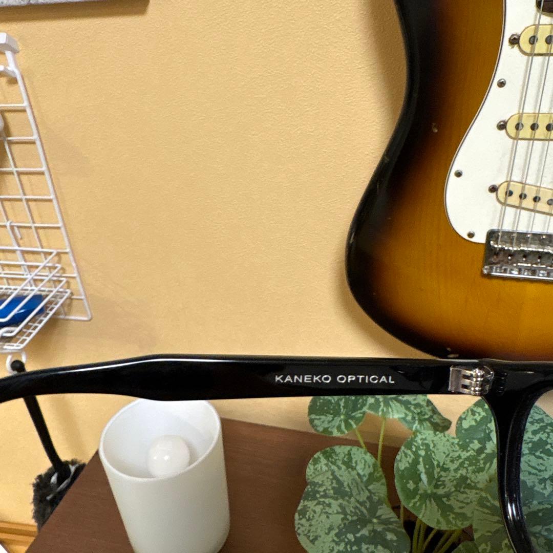 UNITED ARROWS John ブラックフレーム眼鏡