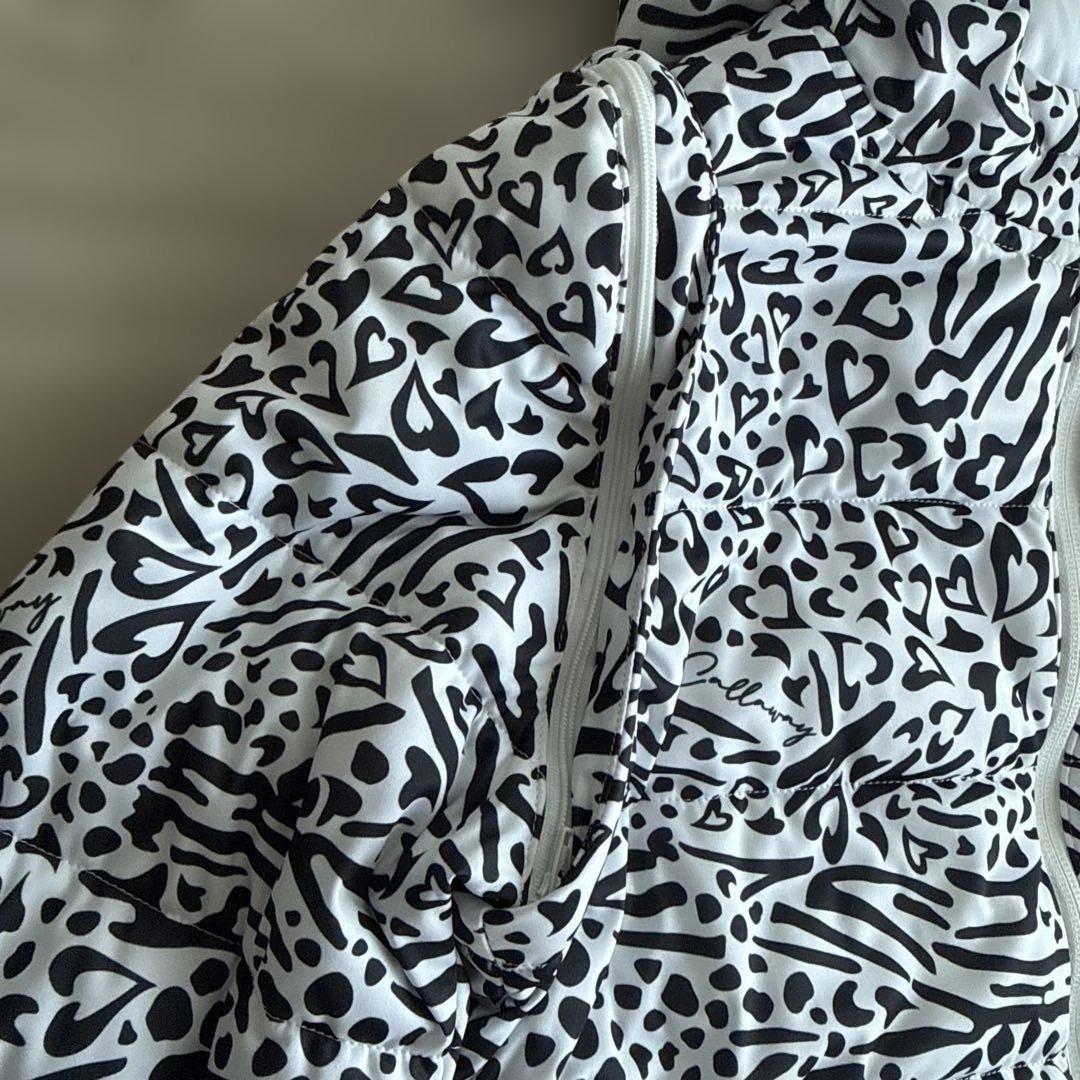 美品！Callaway レディース ゴルフ ジャケット （白黒）