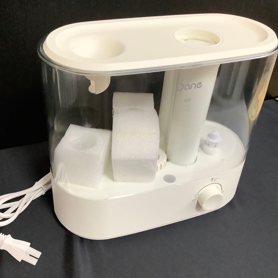 【未使用】Dane 超音波加湿器 ETJ-2258E 白色　箱付き