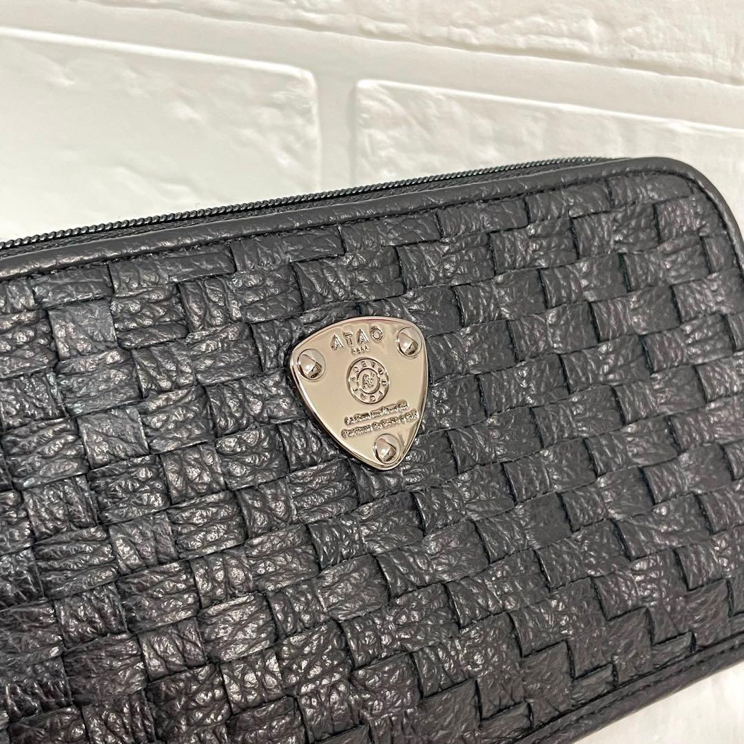 ヒロユタママ様　ATAO slimo スリモ メッシュ 牛革レザー 長財布 箱付