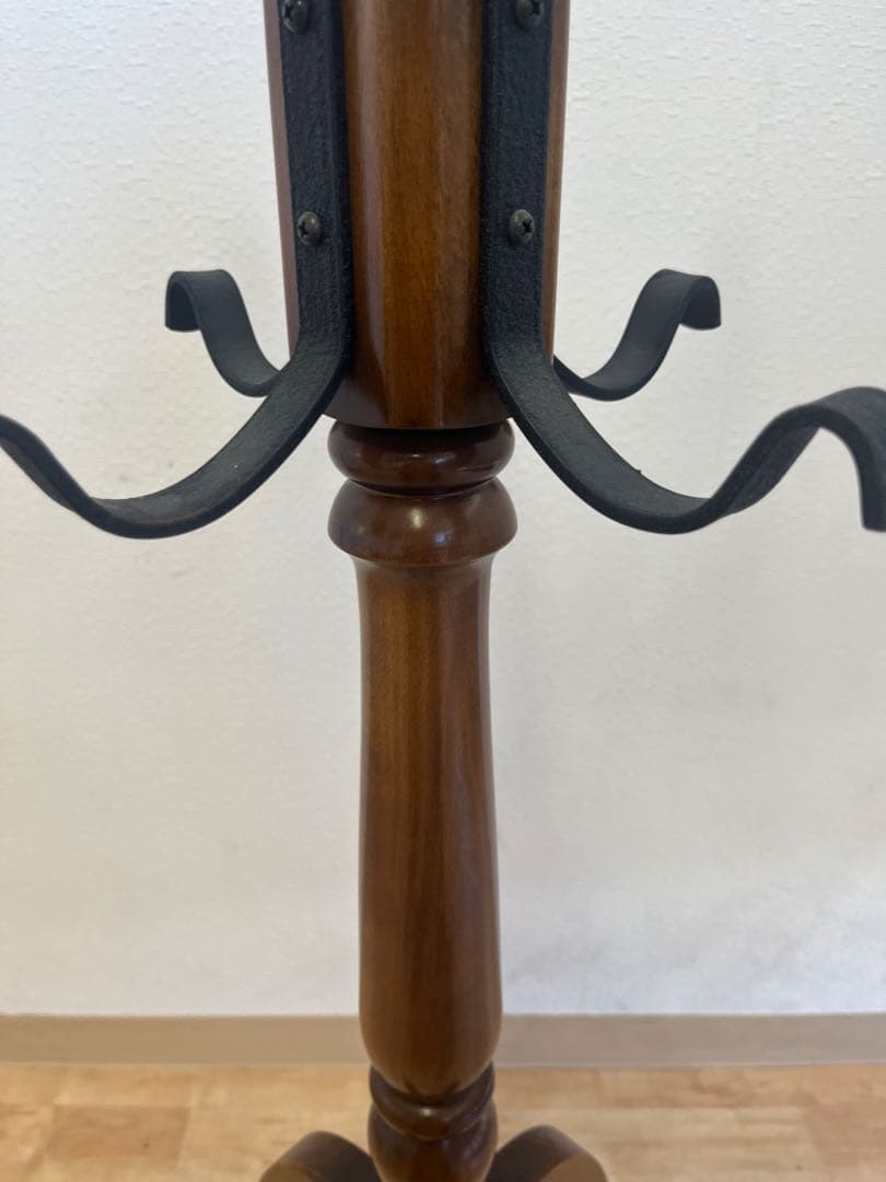 【karimoku】カリモク　コロニアル　ポールハンガー　アンティーク