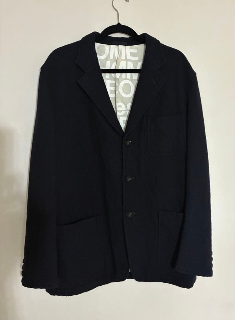 COMME des GARÇONS ネイビー テーラードジャケット Lサイズ