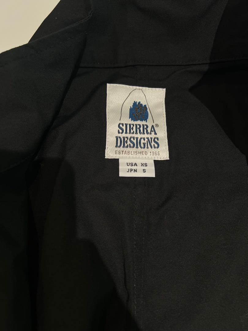 SIERRA DESIGNS シエラデザイン　モッズコート　ＢＬＫ　S