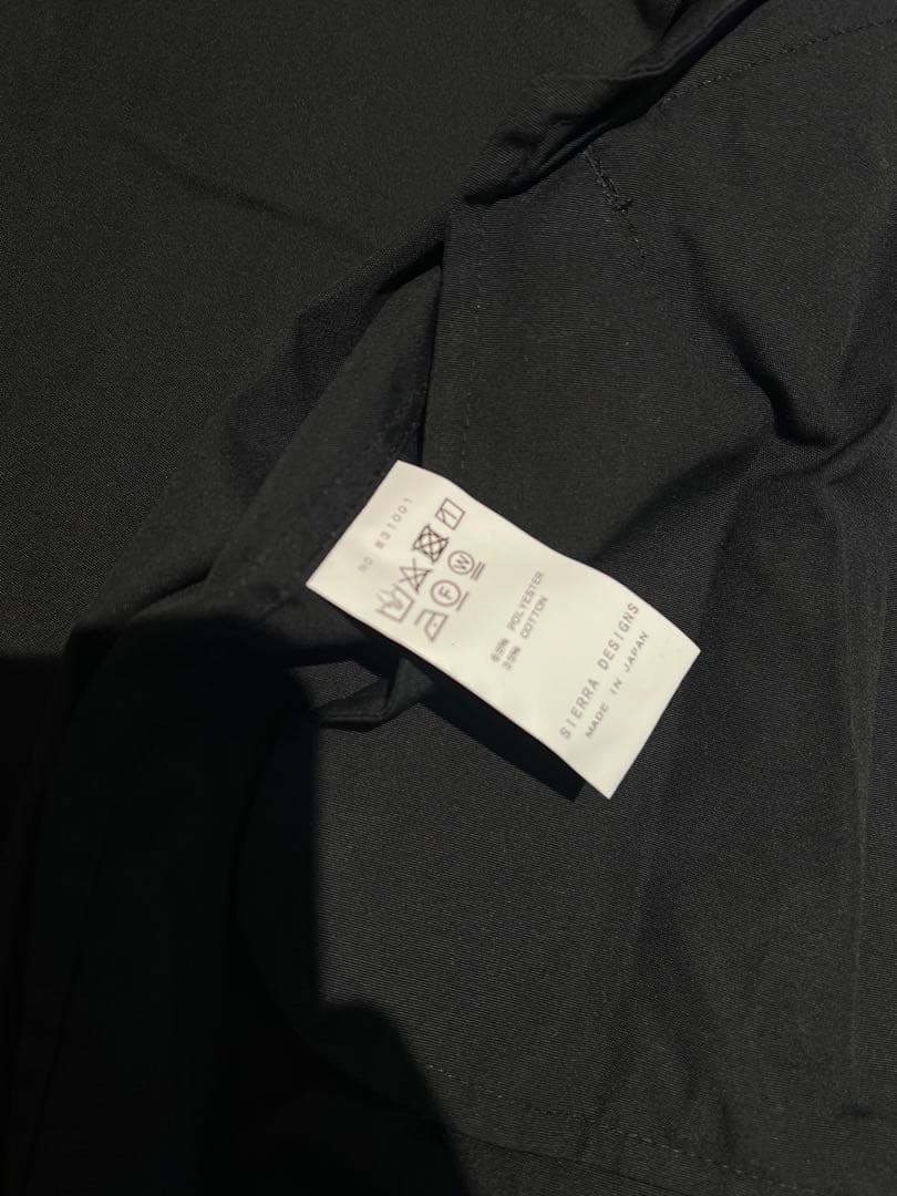 SIERRA DESIGNS シエラデザイン　モッズコート　ＢＬＫ　S