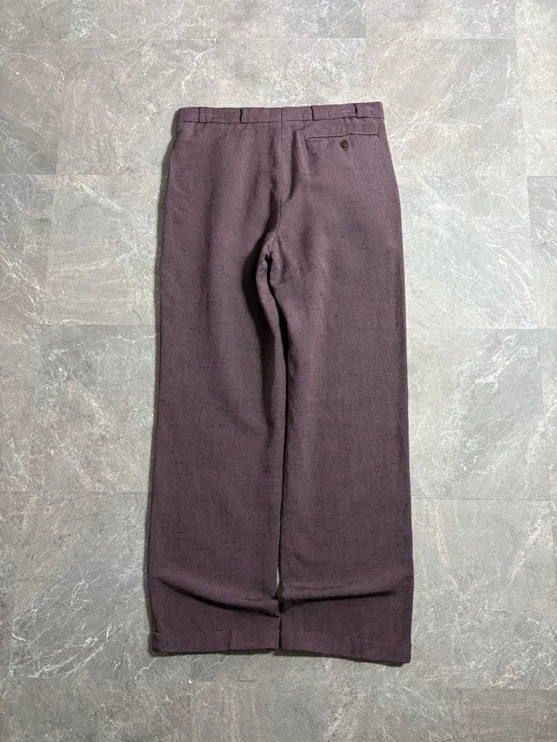 パンツ 70s Vintage wool nep slacks opti zipper