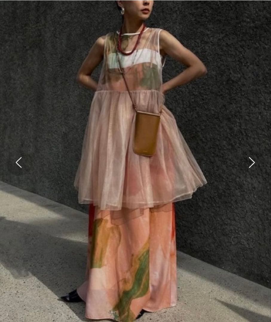 ワンピース Ameri vintage 3WAY MARGOT GEL ART DRESS