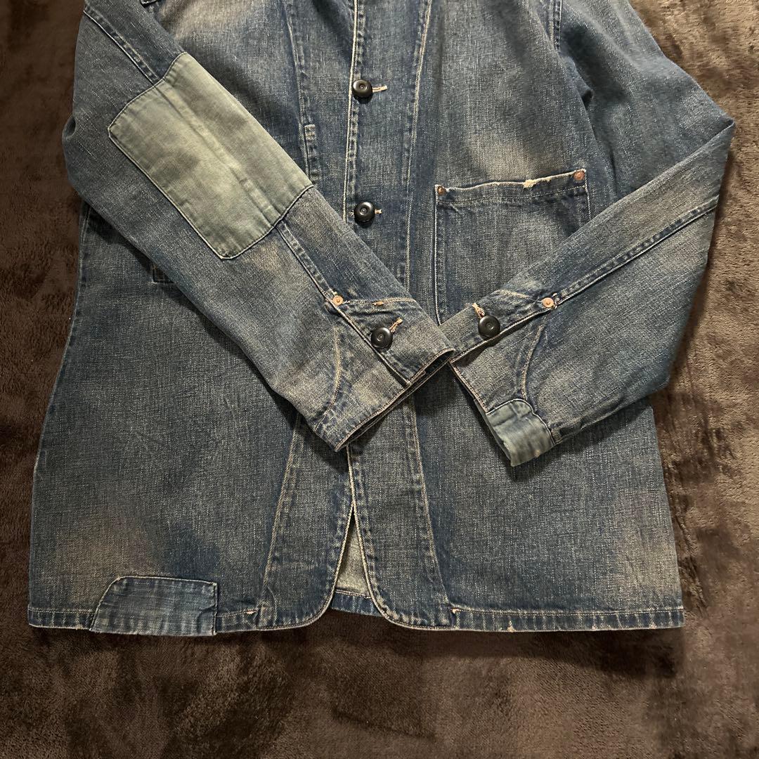 Levi's カバーオール　デニムジャケット　ダメージ加工　LVC 復刻　40