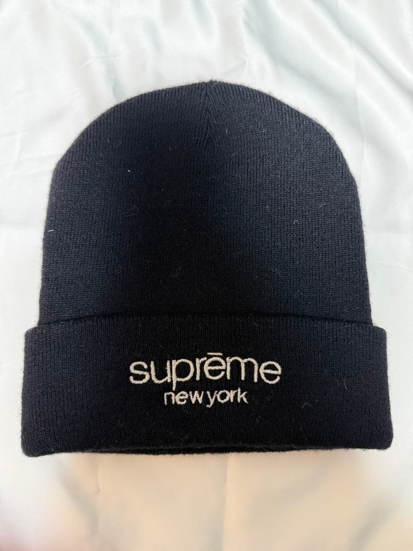 Supreme ニット帽 ブラック