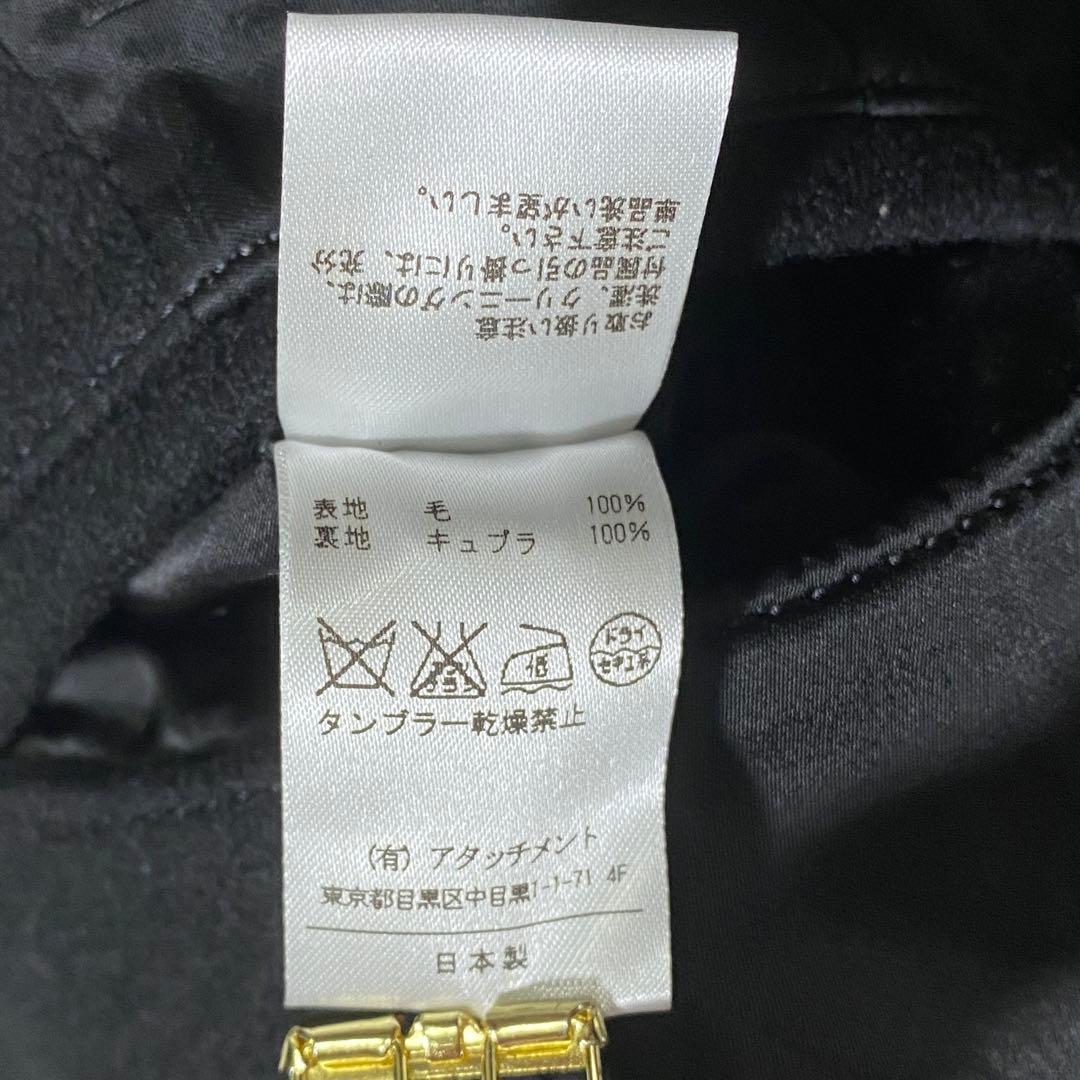 ジャケット・アウター ATTACHMENT heavy melton hooded blouson 2