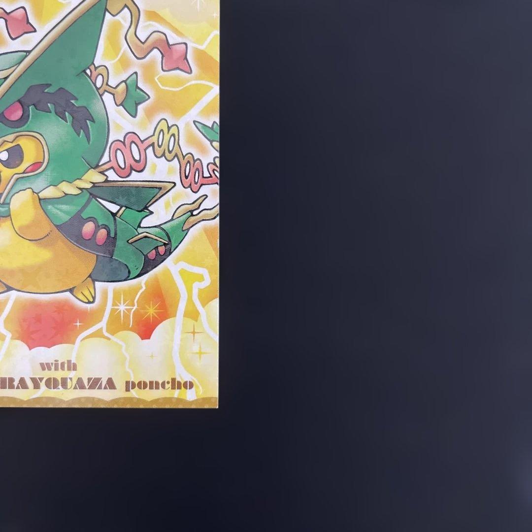 ポンチョを着たピカチュウ　名刺カード　メガレックウザ　カードファイルセット