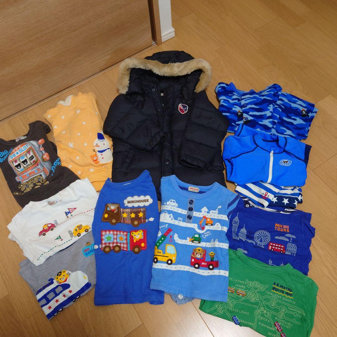 高級ダウン　ミキハウスまとめ売り12点　男児　100 110