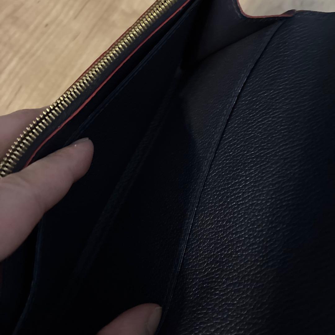 ルイ・ヴィトン アンプラント　美品　長財布 ネイビー