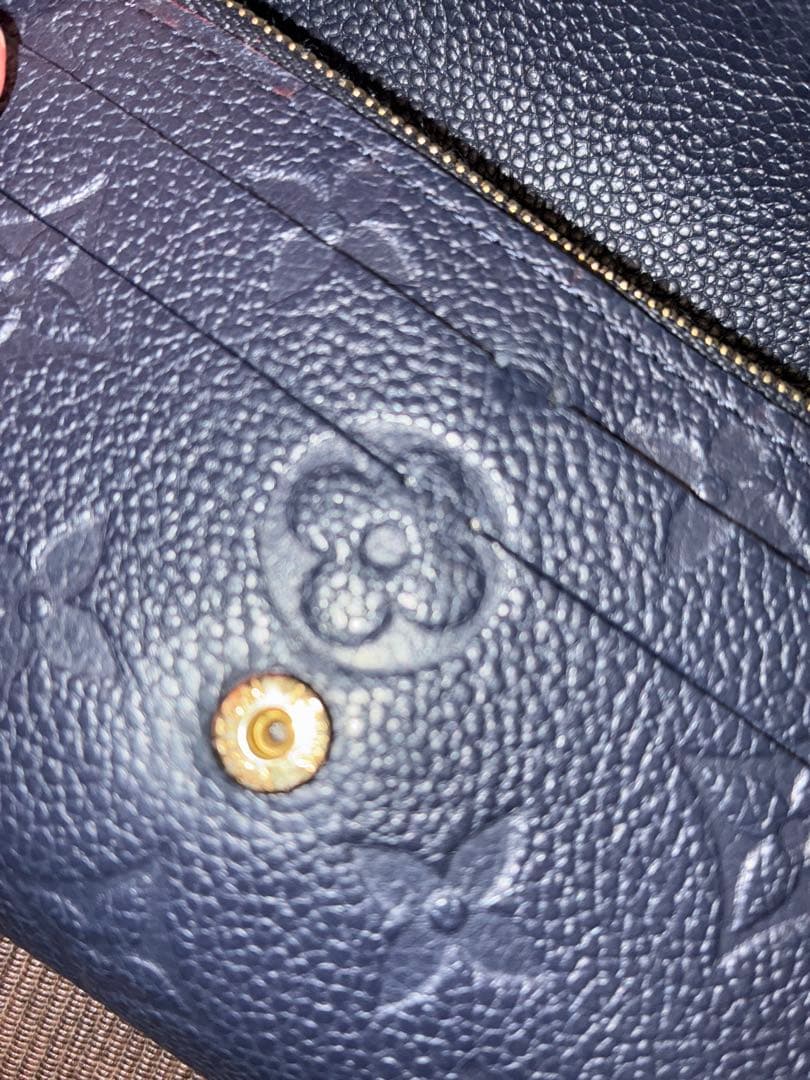 ルイ・ヴィトン アンプラント　美品　長財布 ネイビー